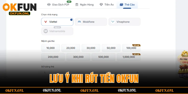 Thông tin người dùng phải trùng với tên của chủ tài khoản mở ngân hàng